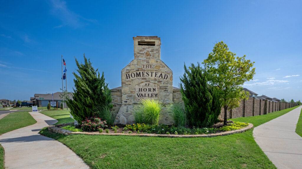 Front view of The Horn valley